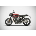 ZARD Conical Dual Slip-ons for the Triumph Speed Twin 1200 and Thuxton R / RS